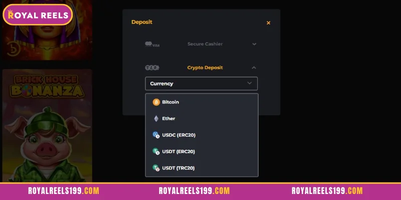 Detailed Step-by-Step Royal Reels Deposit Instructions